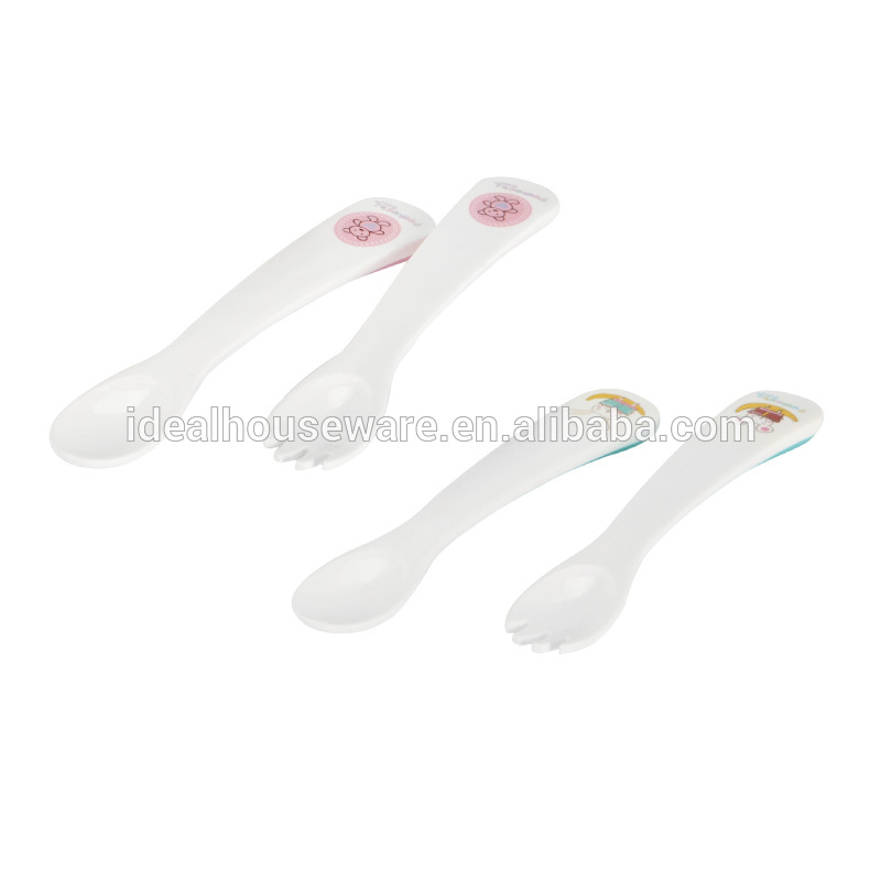 BPA free PP baby spoon and fork set