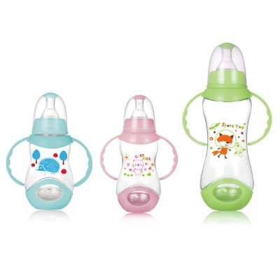 4oz/6oz/8oz PC Injection Blowing Mould Feeding Bottle with double handle