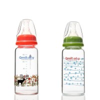 Standard neck Glass Baby Feeding Bottles high Borosilicate milk feeder bottle with  BPA Free 160ml